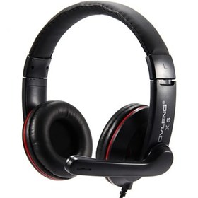 Resim MIIQ2 Ovleng X5 Pc Üzerinden Kulak Üstü Kulaklık 3.5mm Güçlü Bas Stereo Kulaklık Kulaklık Siyah 
