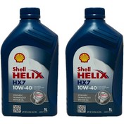 Resim Shell Helix Hx7 10W-40 Sentetik Motor Yağı 1 Litre 2 Adet 