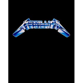 Resim Metallica Logo Blue Büyük Sırt Patch Yama 