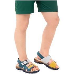 Resim Kiko Kids Erkek Çocuk Sandalet Arz 2359 Petrol - Sarı 
