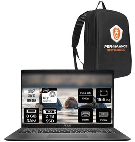 Resim MSI Modern 15 F13MG i7 1355U 8GB 2TB SSD 15.6\ FHD 60Hz FDOS Taşınabilir Bilgisayar & PER4 ÇANTA 