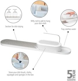 Resim BRABANTIA SinkStyle Organizatör Seti 2 Parça Beyaz 