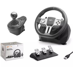 Resim PXN V9 Oyun Direksiyonu PC, PS4, PS3 XBOX ONE XBOX SERİES NİNTENDO SWİTCH UYUMLU 