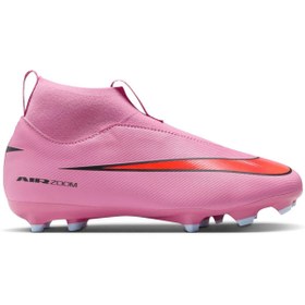 Resim Nike JR MERCURIAL ZOOM SUPERFLY 16 ACADEMY Bağcıksız FG/MG Bilekli Çoklu Zemin Çocuk Kramponu 
