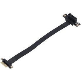 Resim Xindoker Pcı-e 3.0 1x 90 Derece 20cm Genişletme Kablosu - Grafik Kartı, Ses Kartı, Kablosuz Ağ Kartı İçin Esnek Bağlantı Ve 8gbps Hızlı Aktarım 