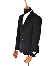 Resim Erkek Tek Spor Ceket Çift Yırtmaçlı Gofre Bgl-st03587 001 