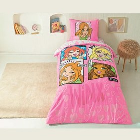 Resim Taç Winx Girls Club Lisanslı Nevresim Takımı 
