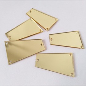 Resim YENİ HEDİYELİK DÜNYAM Kına Hatırası Hazırlamak Için 2cm 10 Adet Akrilik Malzeme Delikli Yapışkanlı 