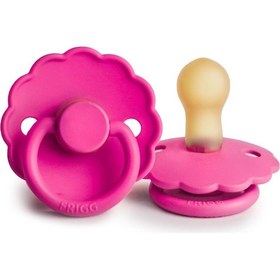 Resim Frıgg Daisy Kauçuk Emzik - Fuchsia 0-6 Ay Şeffaf 