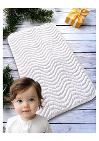 Resim Fulia Sıvı Geçirmez Kapitone Bebek Alt Açma Minderi Bebek Matı 