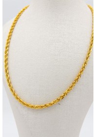 Resim Latif Kuyumculuk 22 Ayar Altın Zincir 3 MM Halat Altın Zincir Kolye 55 CM 