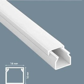 Resim Mutlusan 16X16 Yapışkanlı Kablo Kanalı 2 Metre 