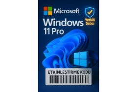 Resim Microsoft Windows 11 Pro 64 Bit Trk Dil OEM Lisans Türü 32/64 Bit Uyumlu 