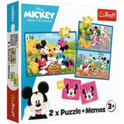 Resim PUZZLE-93344 2IN1 Disney Puzzle 