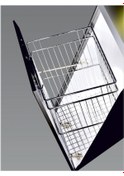 Resim Kapağa Monte. Askılı Metal Çamaşır Sepeti-Wire Laundry Basket Daç-209 GENİŞLİK-38 cm 