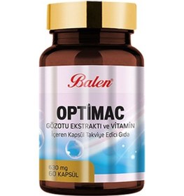 Resim Balen Optimac Gözotu Ekstraktı ve Vit. İçeren Kapsül 60630 MG 