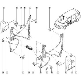 Resim Ön Cam Krikosu Tamir Takımı Espace Iv 8201258720 