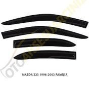 Resim Mazda 323 Familia Sedan 1996 - 2003 Mugen Cam Rüzgarlığı 4 Lü N11.22698 