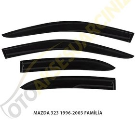 Resim Mazda 323 Familia Sedan 1996 - 2003 Mugen Cam Rüzgarlığı 4 Lü N11.22698 
