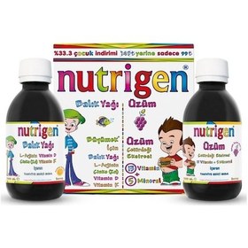 Resim Nutrigen Balık Yağı Şurup 200 ML + Üzüm Şurup 200 ML 