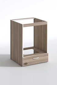 Resim Kenzlife Ankastre Modülü Kabini Berilyum Crd Fırın Ocak Dolabı Kapaklı 