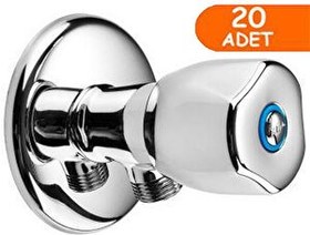 Resim ECA Pınar Rozetli Ara-taharet Musluğu 102111104 Blister Ambalajlı 20 Adet 