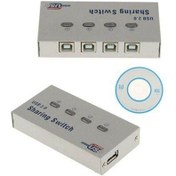 Resim Yazıcı Çoklayıcı 4 Pc 1 Yazıcı USB 2.0 Sharing Switch 4 Lü Yazıcı Çoğaltıcı 