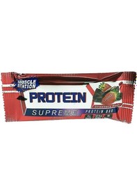 Resim Muscle Station Supreme Protein Bar Çikolata Çilek 40 Gr 24 Adet 