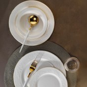 Resim Aryıldız Marta Gold 24 Parça 6 Kişilik Yemek Takımı 