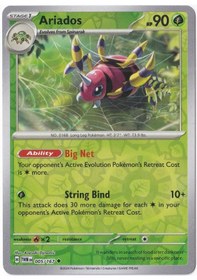 Resim Ariados Reverse Holo 5 Pokemon Twilight Masquerade Pokemon Oyun Kartı 