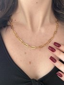 Resim İri Ataç Zincir Kolye 