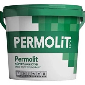 Resim Permolit Süper Tavan Boyası 10 kg Beyaz Renk 