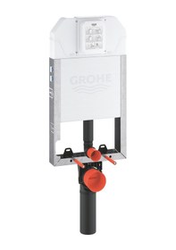 Resim Grohe Uniset İnce 80mm Gömme Rezervuar 39683000 Beyaz - Siyah 