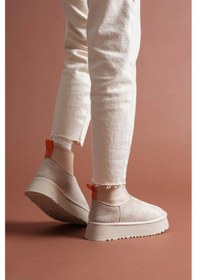 Resim Cuen Bej Süet Bot Resimdeki Renk 