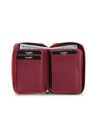 Resim Guard Fermuarlı Kırmızı Hakiki Deri Mini Erkek Cüzdan P796 Kırmızı 