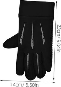 Resim OSOLADY Kışlık Dokunmatik Ekranlı Motorcu Eldiveni Su Geçirmez Rüzgar Geçirmez Isı Yalıtımlı Yüksek Hassasiyetli Ve Kaymaz Tasarım Ile Kış Sporları Için Uygun Eldivenler 