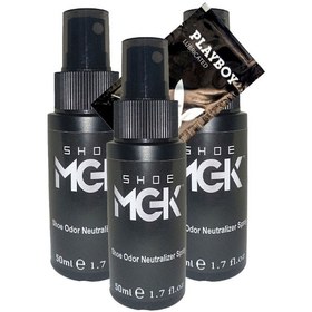 Resim Mgk Ayak Kokusu Giderici Ayakkabı Bakım Spreyi 3 Adet 50 Ml + Yanında Jel Hediye 