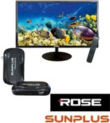 Resim Rose 19" 49 Ekran Karavan - Tekne - Yat Lcd Monitör Tv Ve Sunplus Starlink Wifi Hd Uydu Alıcısı Cm-119 