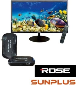 Resim Rose 19" 49 Ekran Karavan - Tekne - Yat Lcd Monitör Tv Ve Sunplus Starlink Wifi Hd Uydu Alıcısı Cm-119 