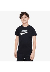 Resim Nike Nsw Tee Futura Hbr Çocuk Pamuklu Tişört Siyah 