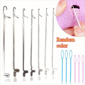 Resim 13 adet Ergonomik Tığ Seti - Konfor Kavrama Sapları, DIY El Sanatları için Metal Örgü İğneleri, Tüm Mevsimler için İdeal, Daha Hızlı Öğrenme için Tığlar, Tığ Aksesuarları 