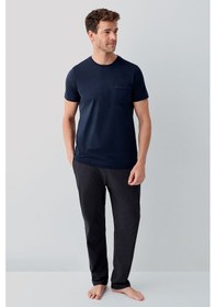 Resim Arnetta Erkek Lacivert Pijama Takım 5274-49530 Lacivert 