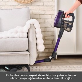 Resim Karaca Vantuz Power Up Max Dikey Süpürge Grape Purple 