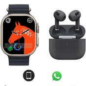 Resim BGGTech Iphone 13 Pro Uyumlu Watch 8 Ultra T800 Ultra Akıllı Saat + 3.nesil Kablosuz Bluetooth Kulaklık 