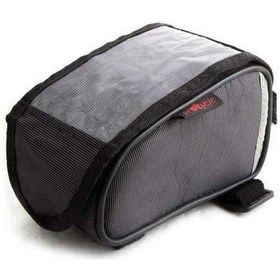 Resim Procycle Pc-220 Kadro Üstü Telefonlu Oval Çanta Siyah 