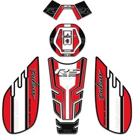 Resim Bajaj Pulsar RS 200 Siyah Kırmızı Gidonlu Tank Pad Set 
