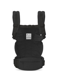 Resim Ergobaby Omni Deluxe Cotton (Onyx Black) 4 Farklı Taşıma Pozisyonlu Ergonomik Kanguru, 0-4 Yaş Yeni Doğan 