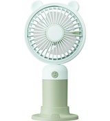 Resim Taşınabililir Mini Usb Şarjlı 3 Kademeli El Masaüstü Vantilatör Fan Soğutucu Ym88216 Yeşil 