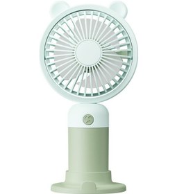Resim Taşınabililir Mini Usb Şarjlı 3 Kademeli El Masaüstü Vantilatör Fan Soğutucu Ym88216 Yeşil 