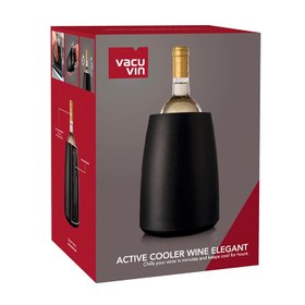 Resim Vacu Vin 3069414 Elegant Aktif Şarap Soğutucu, Siyah 
